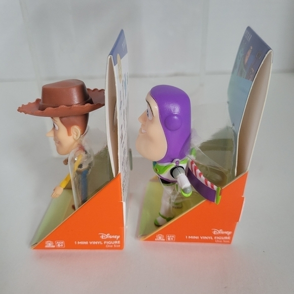 Pixar Mini BUZZ LIGHTYEAR /WOODY Vinyl Figure *NEW* 2.5" 2024 Disney Toy Story - Picture 7 of 7